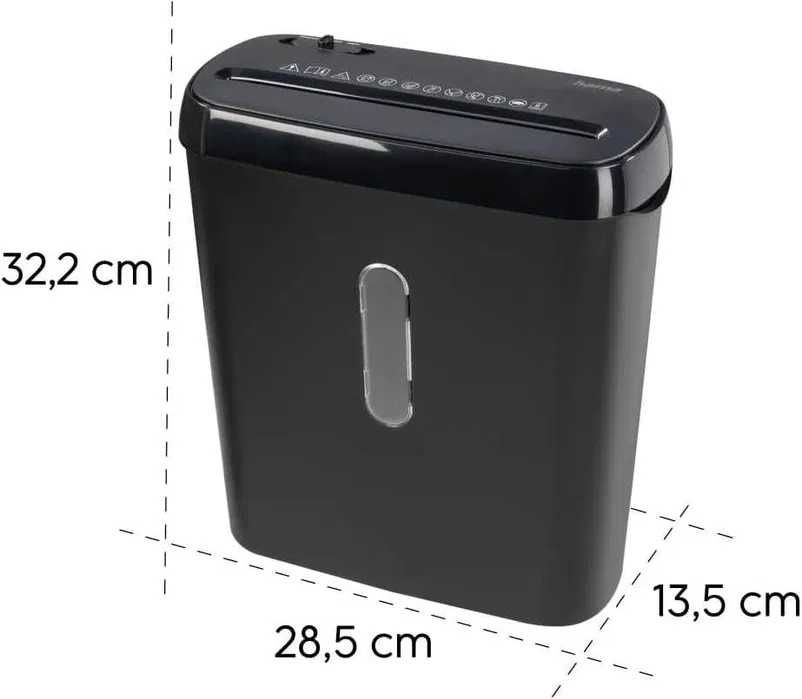 Hama Basic Niszczarka Dokumentów Czarny 8 L