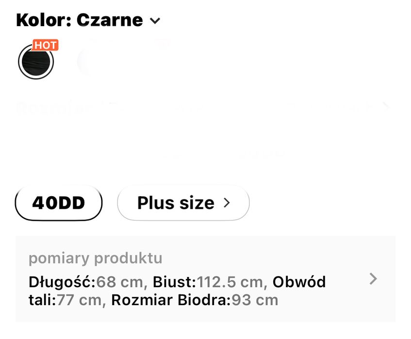 Czarny jednoczesciowy strój