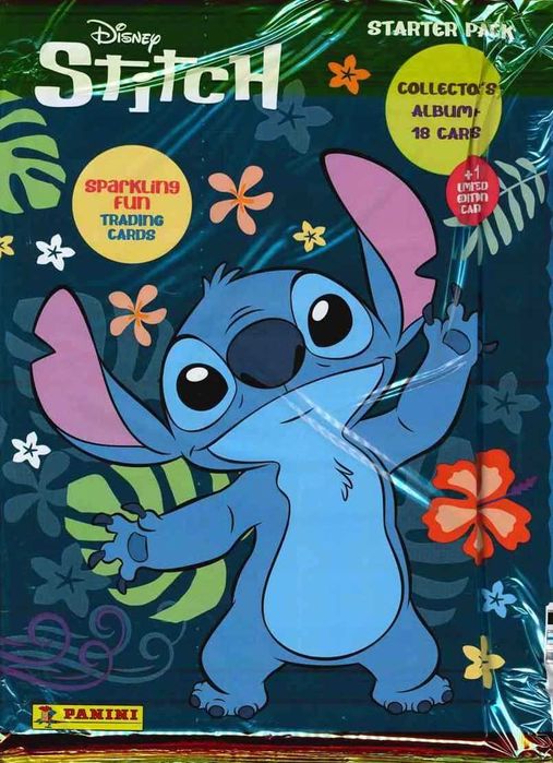 Zestaw startowy Stitch album + 18 kart