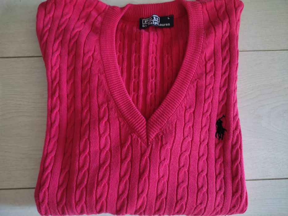 Sweter damski z warkoczami rozm.S/M