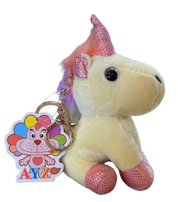 Maskotka / Breloczek Pluszak Jednorożec Zabawka Brelok 11 cm kod 2112
