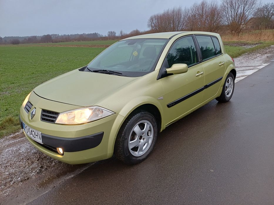 Renault Megane 1.4benzyna Limonkowy klima Alu