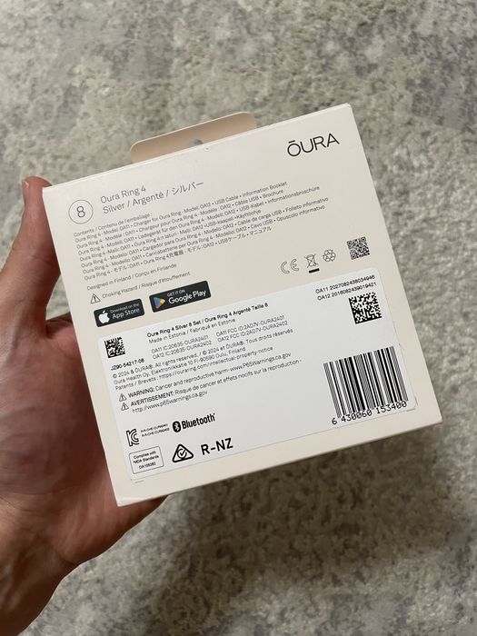 Oura ring 4 size 8