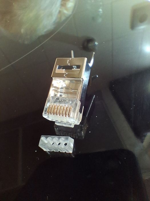 Ficha RJ45 Cat6 23 AWG Pass Through