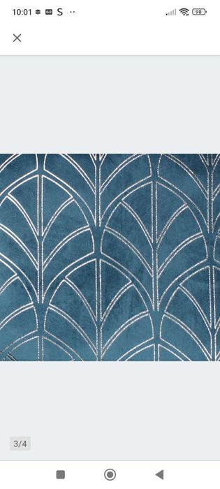 Zasłony 2szt  kolor turkus