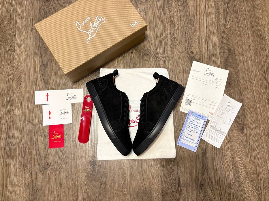 Кросівки Christian Louboutin Louis Junior Black | Оригінал | Нові | EU