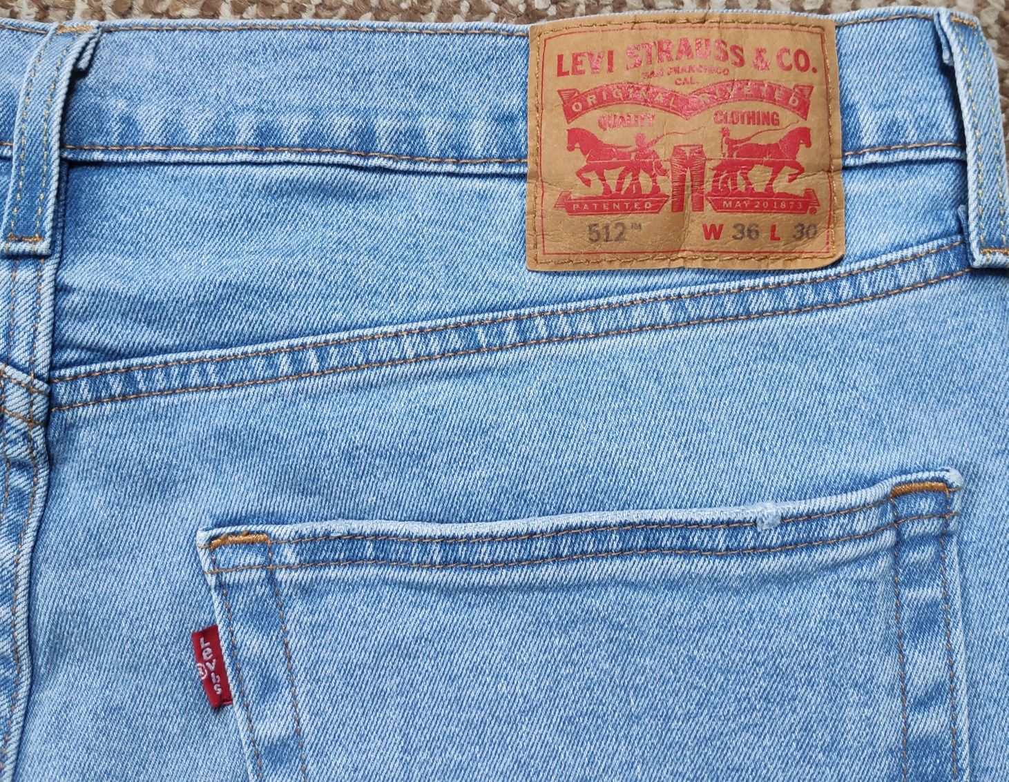 Levi's 512 waterless all seasons джинсы slim tapered оригинал W36 L30: 1  000 грн. - Зауженные джинсы (скинни) Божково на Olx
