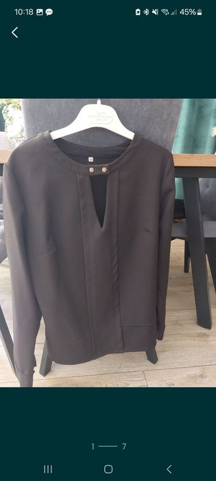 Bluzka wizytowa czarna S