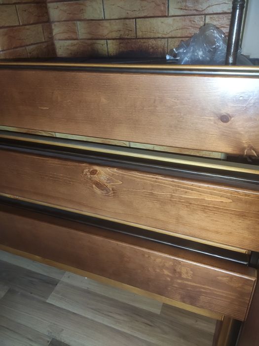 Ліжко дерев'янне. Ліжка з дерева Двоспальне. кровать деревянная . Кров