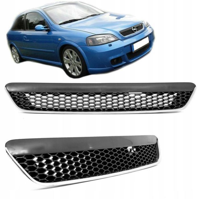 ZDERZAK PRZEDNI OPEL ASTRA G OPC  GRILL HALOGENY