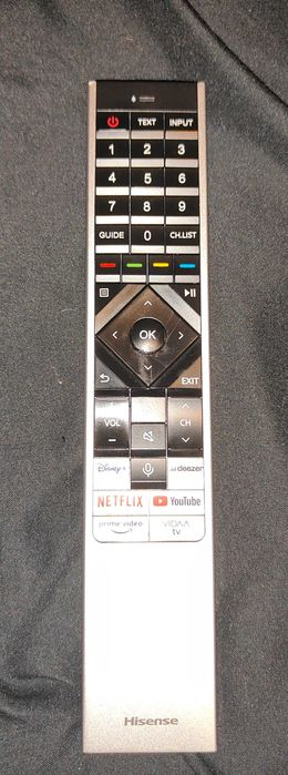 Comando original Hisense ERF6N64H prateado