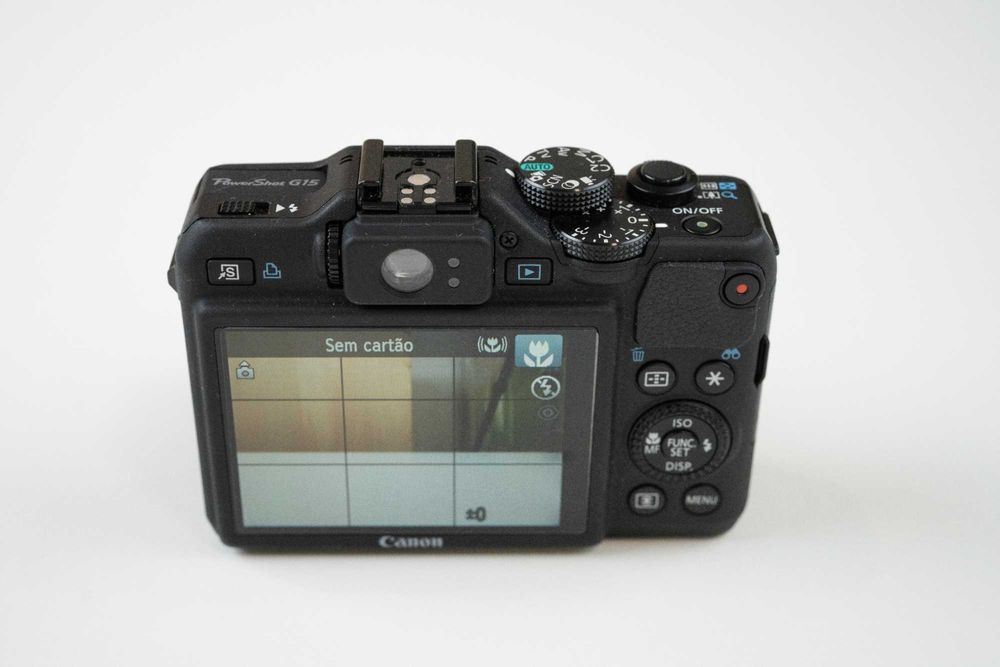 Canon PowerShot G15 - Máquina Fotográfica Digital (c/ Bateria e Carregador)