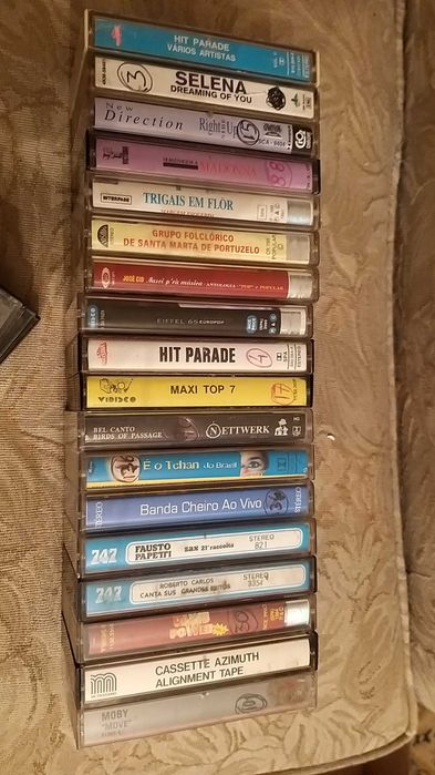 cassetes várias lote de 35 unidades