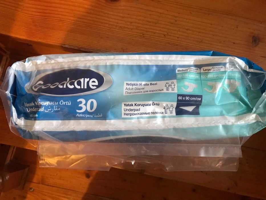 Пелюшки одноразові  непромокаючі 60*90