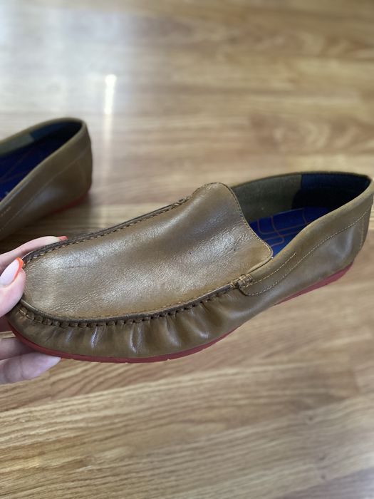 Чоловічі шкіряні  макасіни