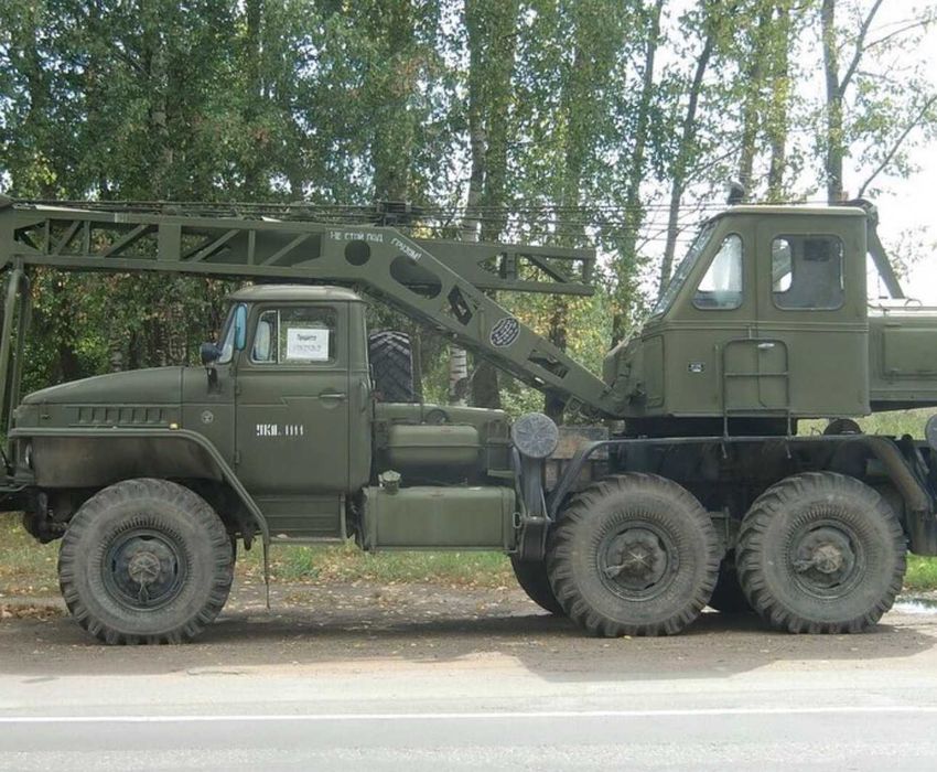 Урал 375 автокран