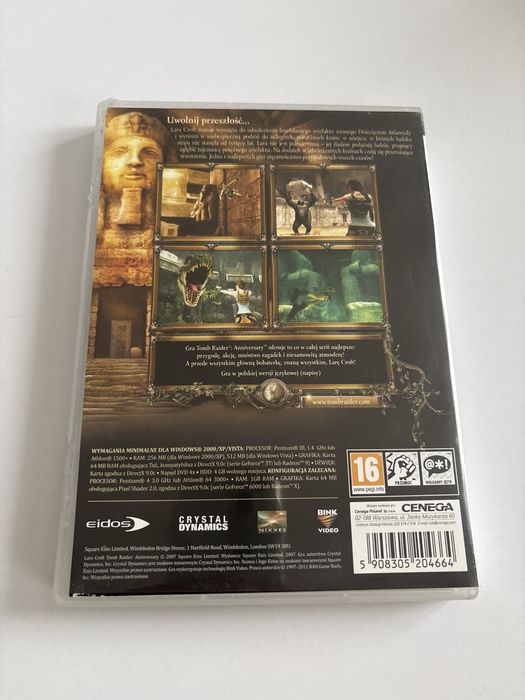 Tomb Raider Anniversary gra Pc stan idealny