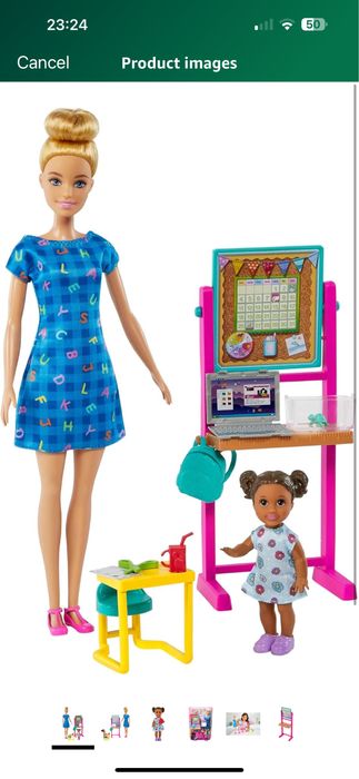 Ігровий набір ляльки Барбі Вчитель Блондинка Barbie Teacher Doll