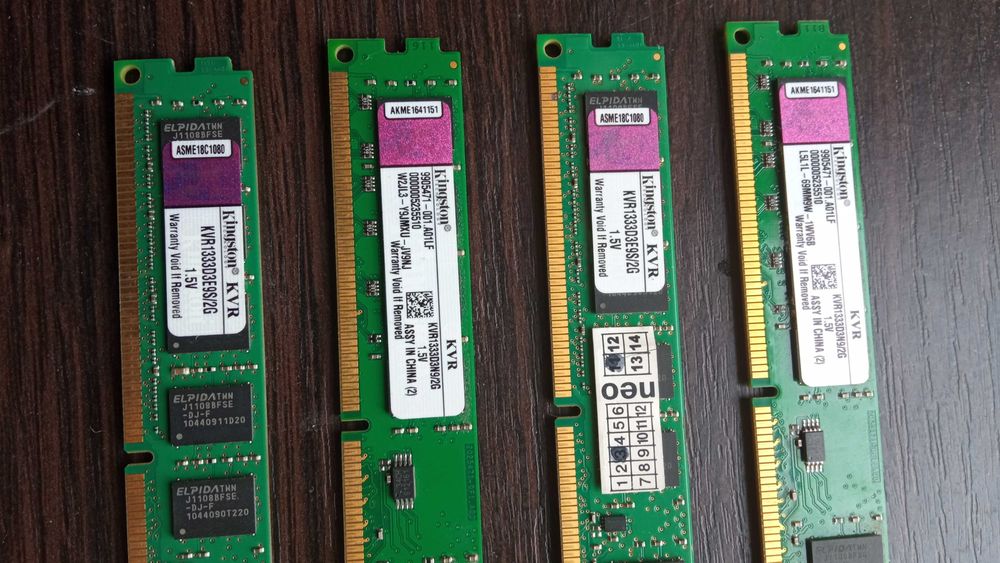 Оперативная память Kingston 2GB X 4шт,1333Mhz/DDR3