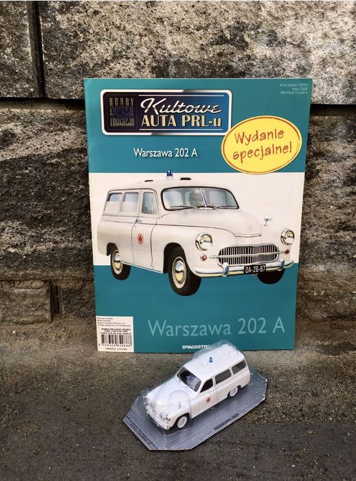 WARSZAWA 202A-auta PRL,model,auto,kolekcja,zabytek,wydanie specjalne