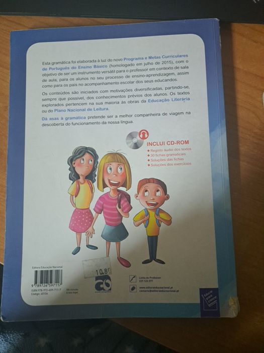 Livro 1°ciclo gramática