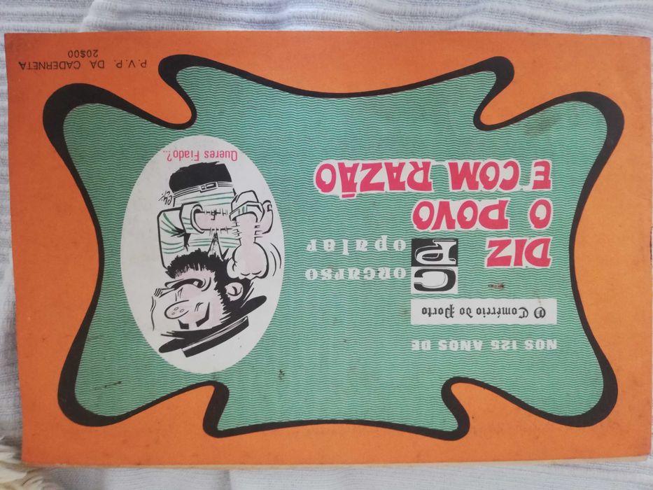 Caderneta Diz o povo e com razão