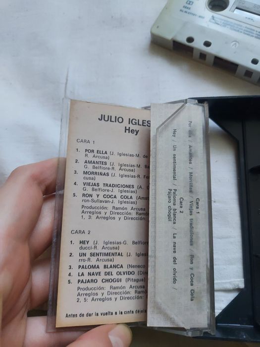 Kaseta audio Julio Iglesias hey