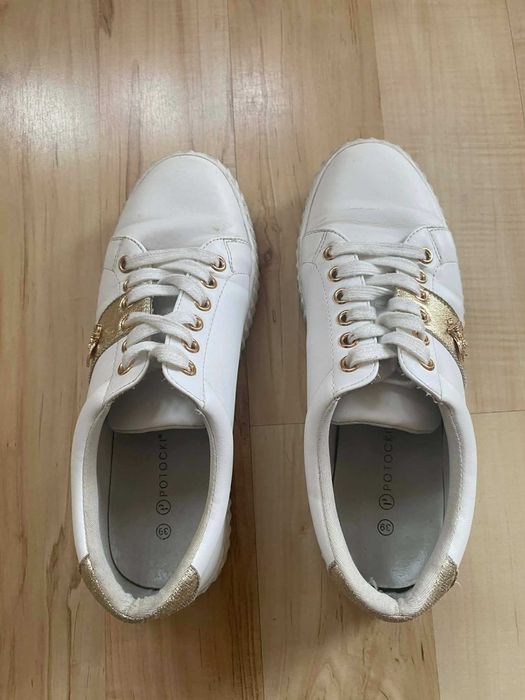 Białe damskie sneakersy Potocki roz. 39