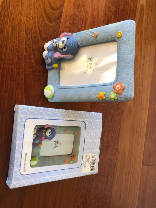 Moldura bebé azul NOVA