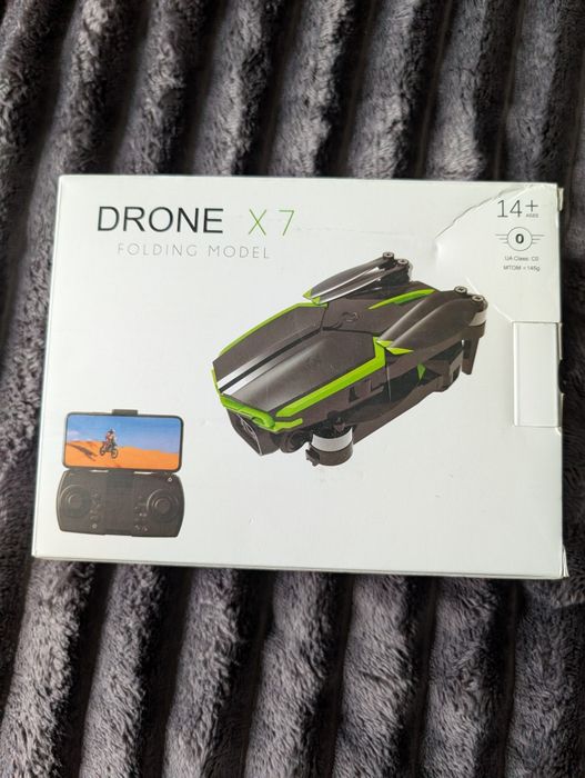 Ідеальний дрон для початківців Drone X7 (GPS, 4K, легке керування) + Сумка