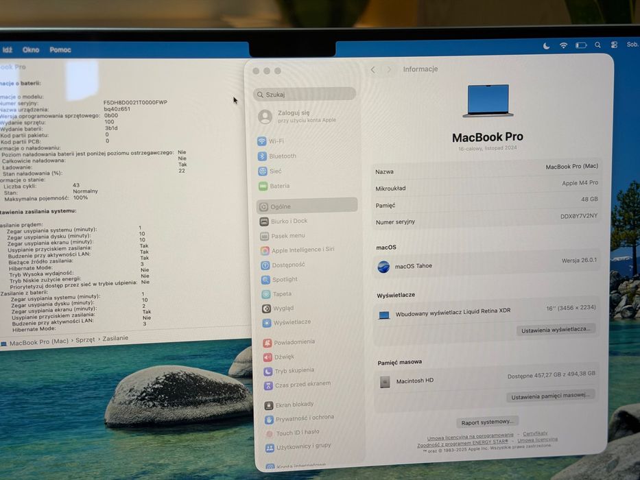 MacBook Pro 16” M4 Pro 48GB ram 512GB SSD