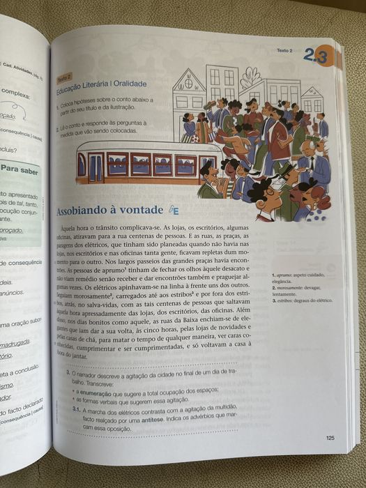 Livros escolares 8o Ano - Livro aberto 8