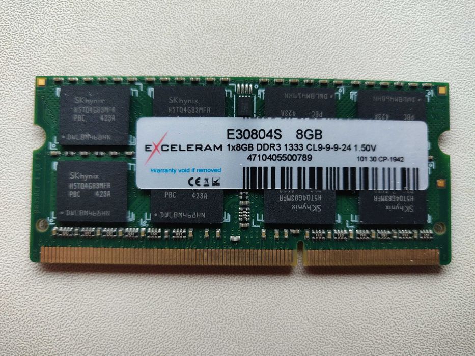 Оперативна пам'ять EXCELERAM DDR3L 16GB (2х8Gb)