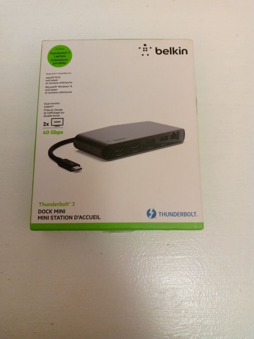 Порт-реплікатор Belkin Thunderbolt 3 Dock Mini Station D'accueil (F4U0