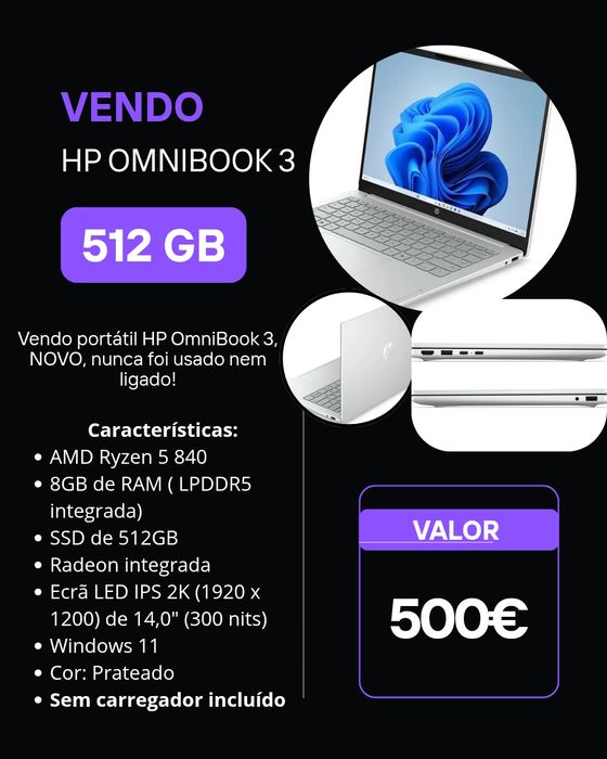 Portátil Hp OmniBook 3