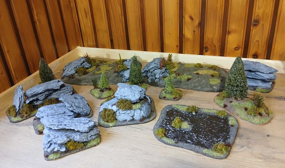 Zestaw terenów do gier bitewnych/warhammer