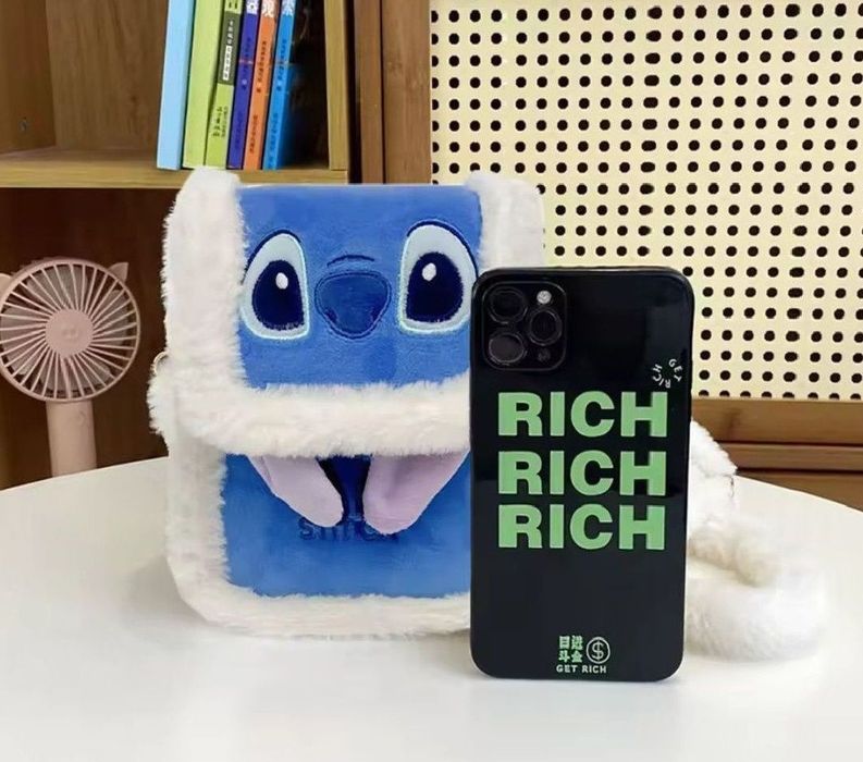 Stich Disney Стіч стильна сумочка з хутром і довгою ручкою