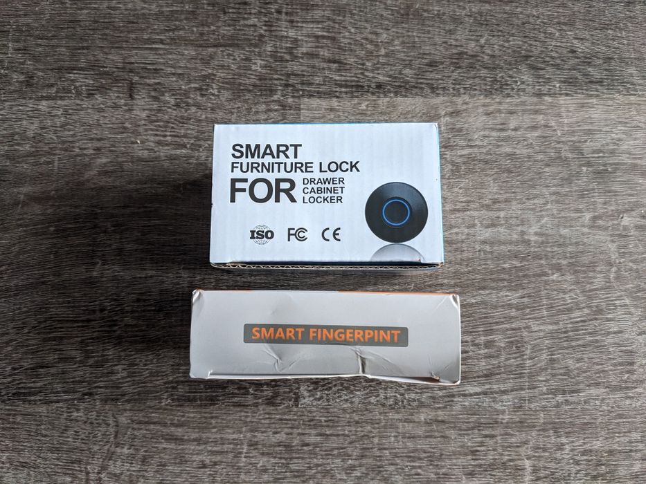 Смарт замок с отпечатком пальца.