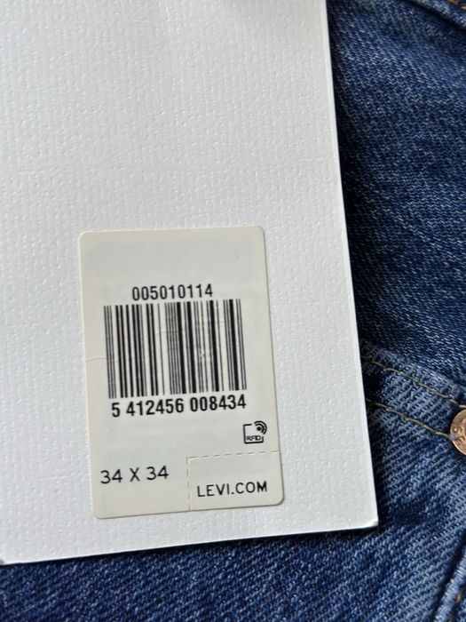 Original Premium Levi’s 501 W34 L34 сині прямі джинси