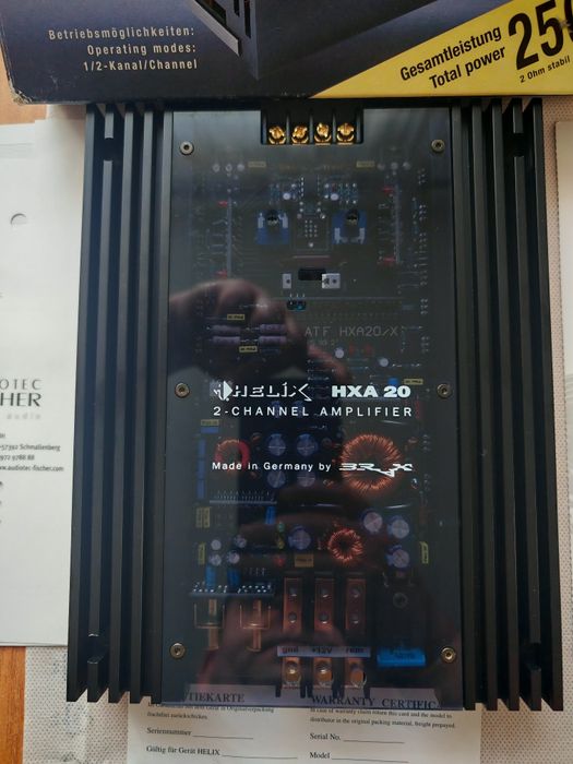 UNIKAT! Helix HXA 20 BOX | Stan Fabryczny | 100% Oryginał | BRAX SQ