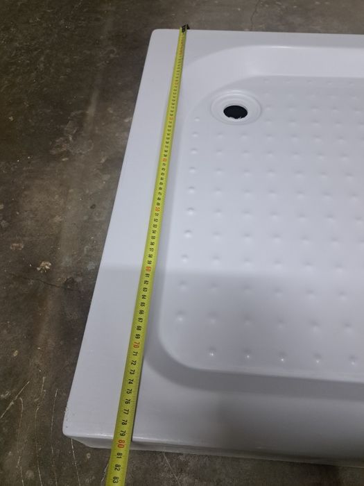 Піддон 80х80см квадратний,новий