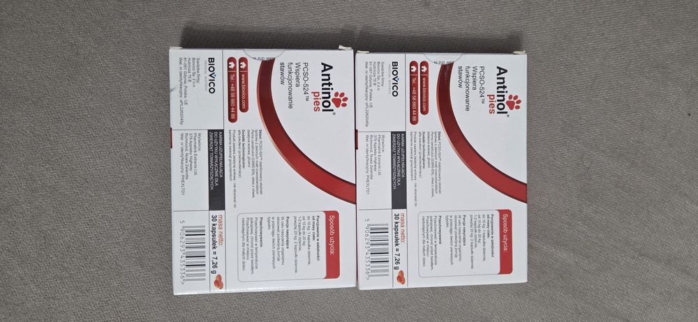 Antinol suplement dla psów