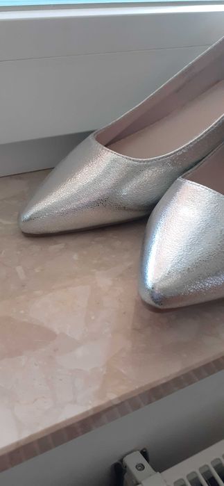 Baleriny srebrne roz. 39 RESERVED