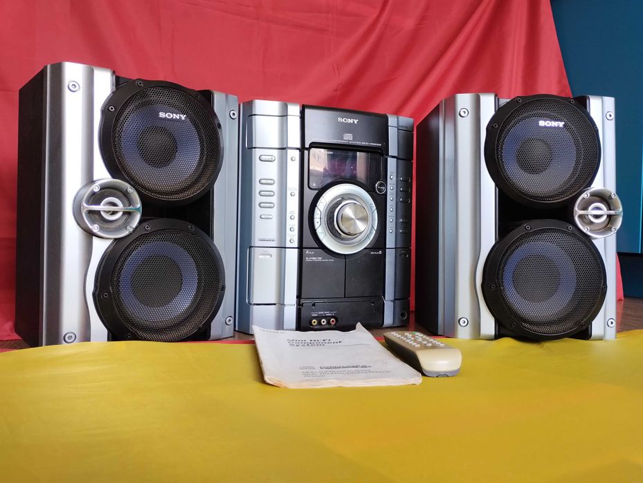 Мощный Sony 500 Вт Блютуз / AUX / Тюнер / Bluetooth Музыкальный центр