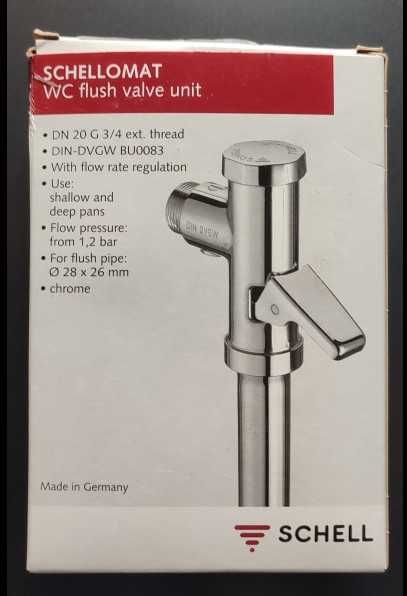 Fluxómetro SCHELLOMAT 3/4 para sanita novo