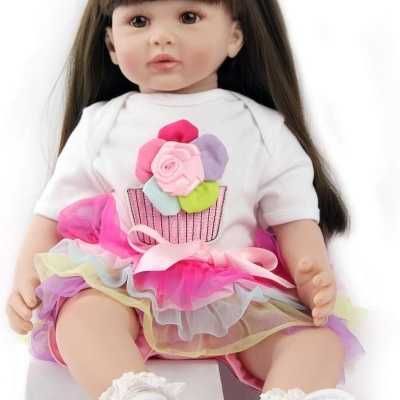 Boneca bebé Reborn verão 50/55cm Silicone Vinílico - Baixa de Preço
