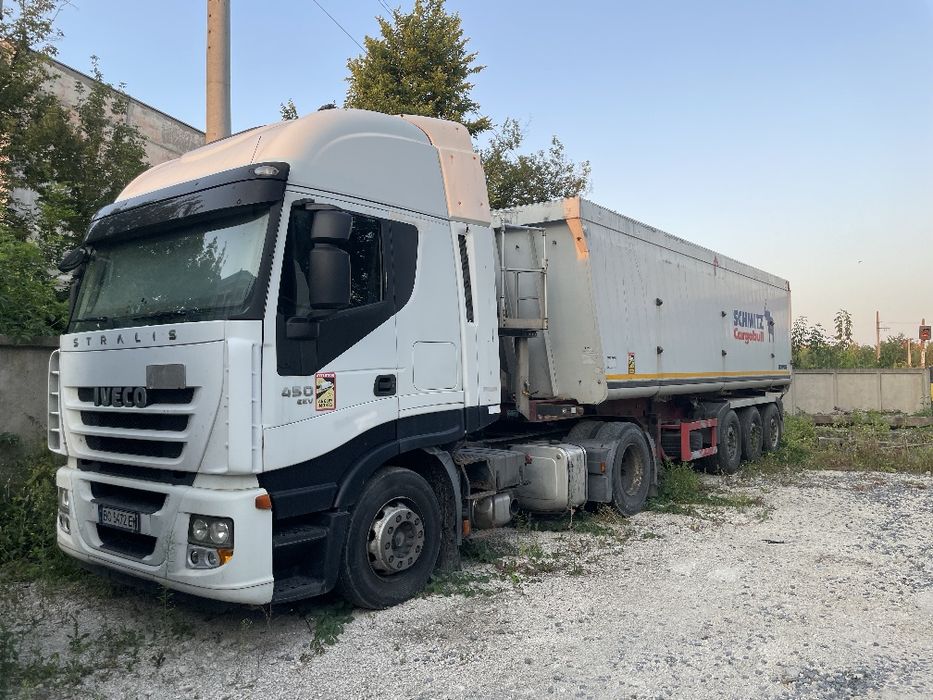 Зерновоз Schmitz+iveco stralis