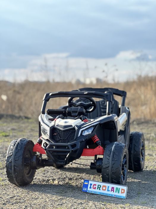 Дитячий електромобіль баггі Can-Am Maverick 4x4 24V 4×200W з пультом