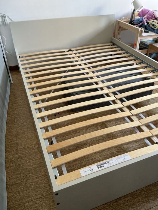 Cama de casal ikea com colchao 140