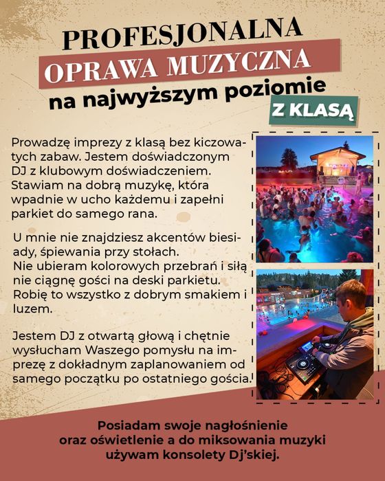 DJ na Twoją imprezę | Oprawa muzyczna z klasą